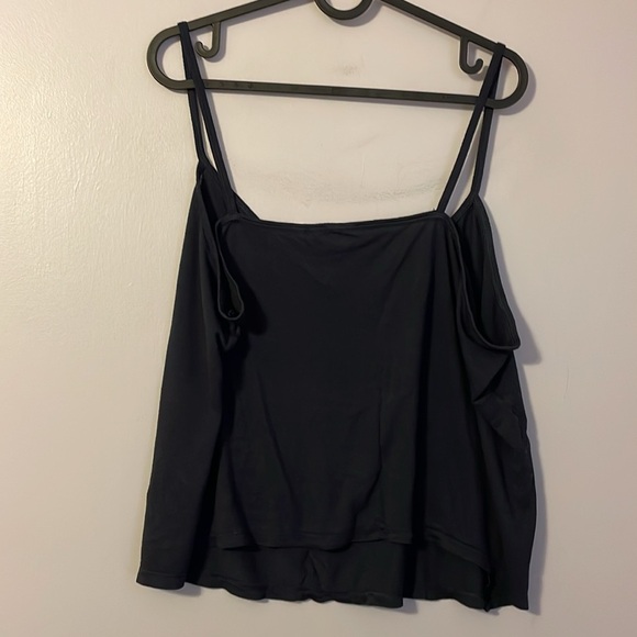 Soft Surroundings Rayon Darker Blue Gray Cami Tank Top size XLP - Picture 6 of 12